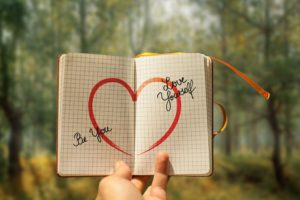 book that says love yourself