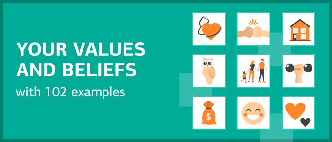 Defining Your List of Values and Beliefs (With 102 Examples)