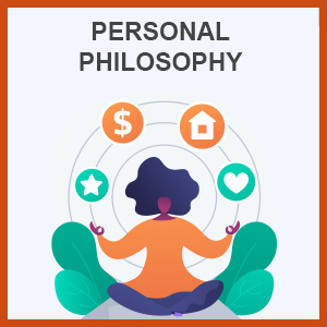 how to form a personal philosophy graphic